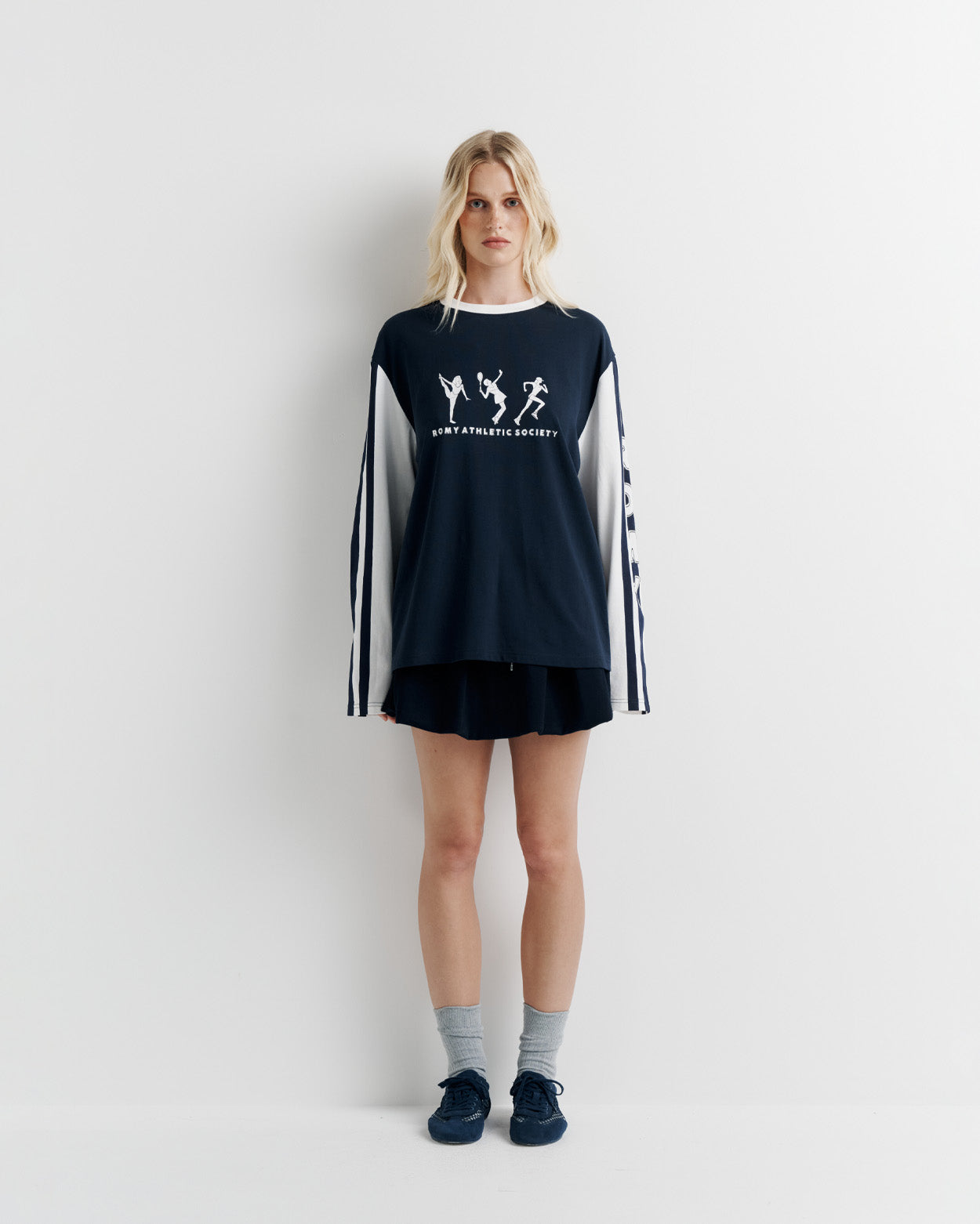 Victory Long Sleeve Tee – modern long sleeve t-shirt by Romy The Brand