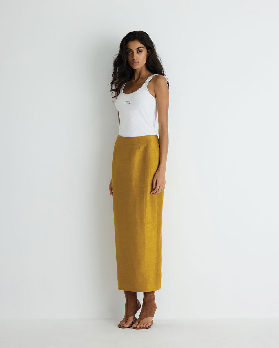 Veda Silk Skirt